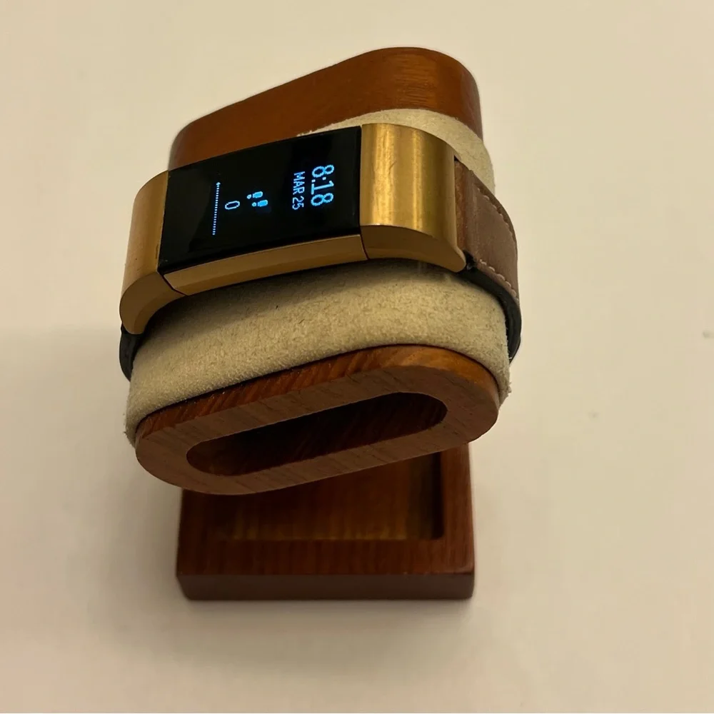 Fitbit Charge 2, Charger Included, Gold Case,‎ Special Edition, Leather band